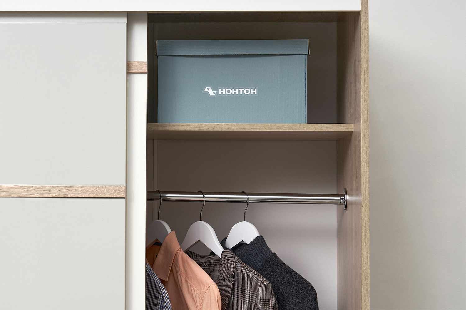 Шкаф-купе Сакура 1.5 м дуб сонома / белый