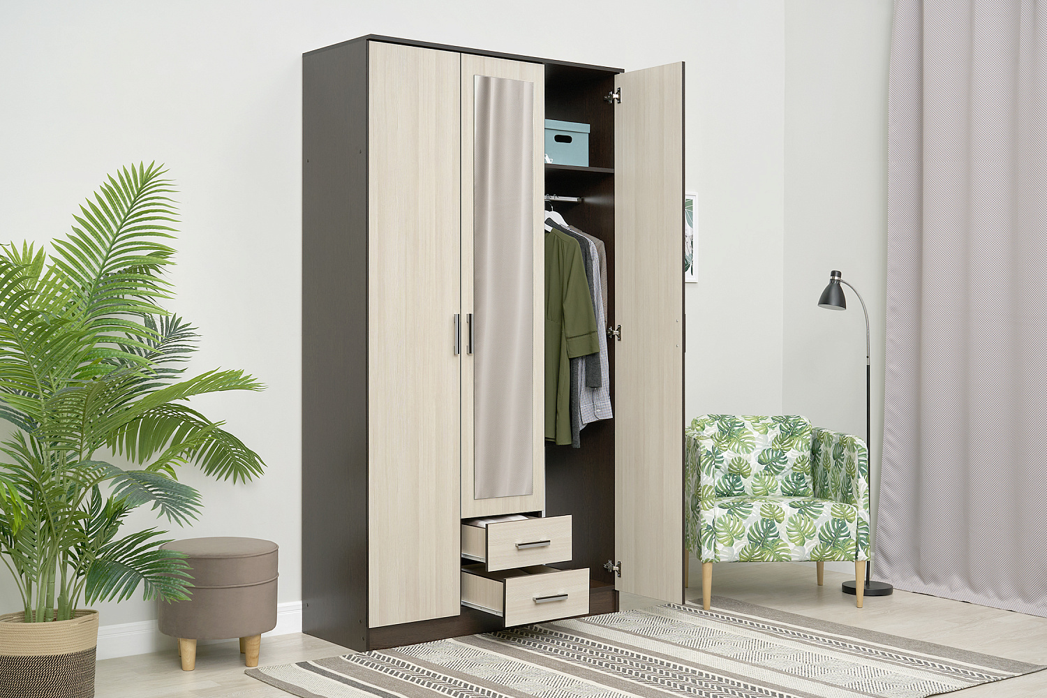 Шкаф Трио венге / лоредо