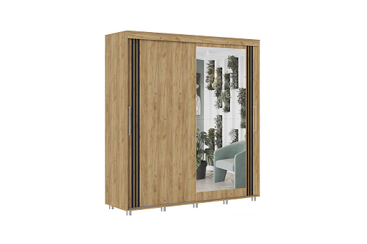 Шкаф-купе Форест 2.0 м дуб крафт золотой