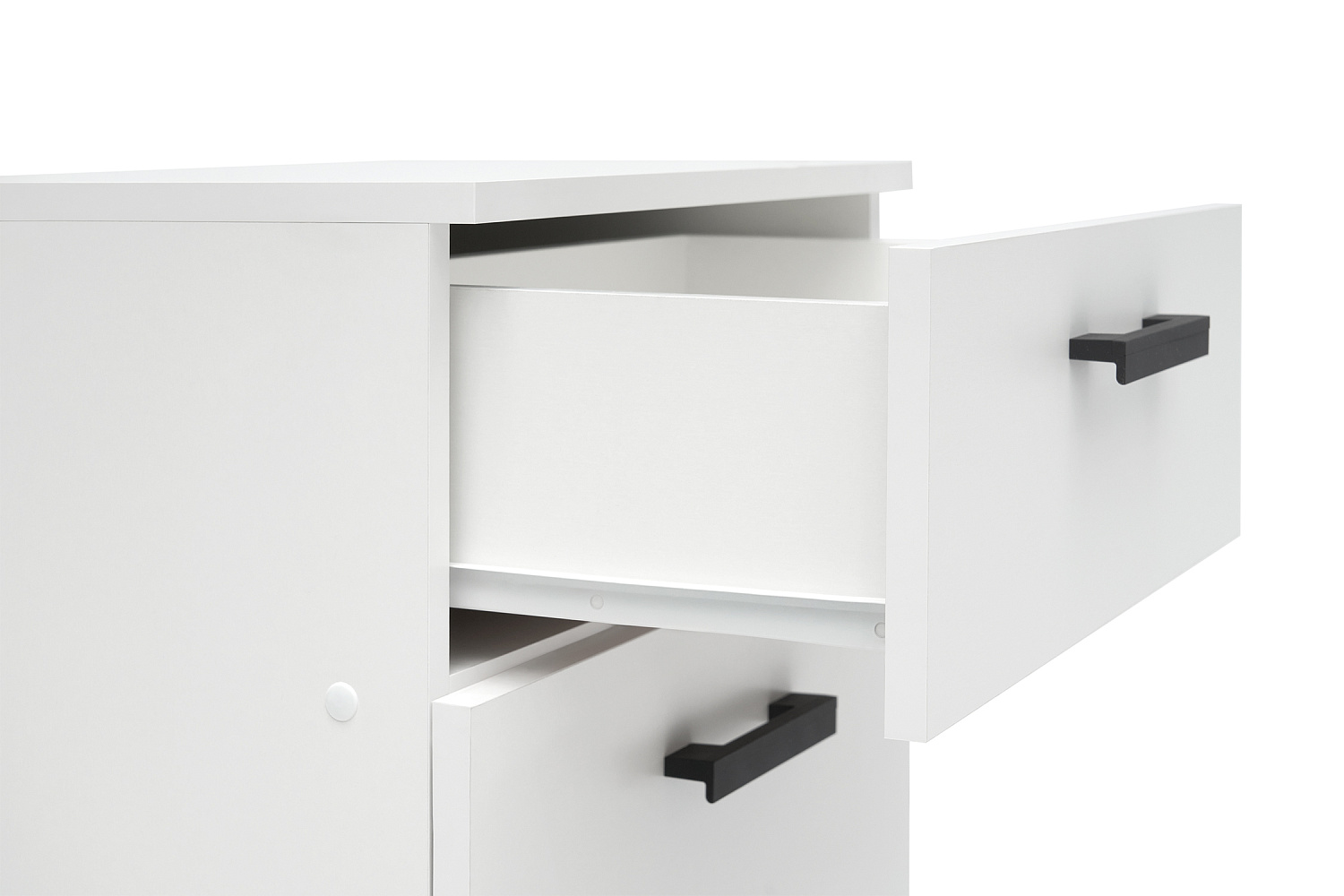 Тумба высокая Ника белый гладкий