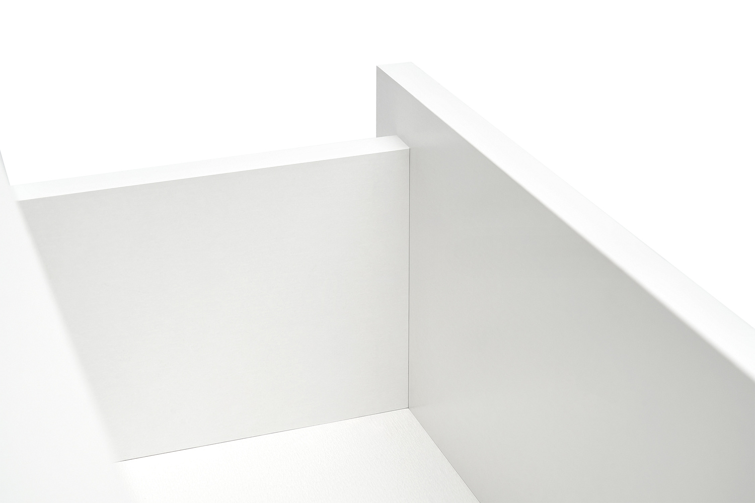 Тумба высокая Ника белый гладкий