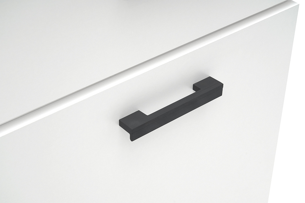 Тумба высокая Ника белый гладкий