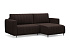 Диван угловой пантограф Флорент микровелюр коричневый