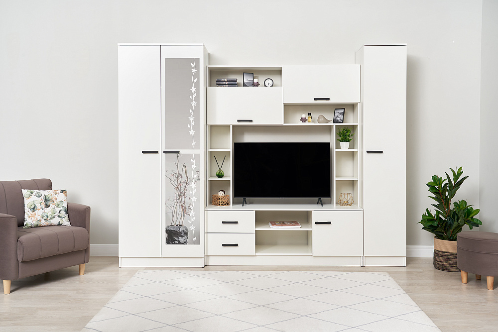 Гостиная Марта-11 белая