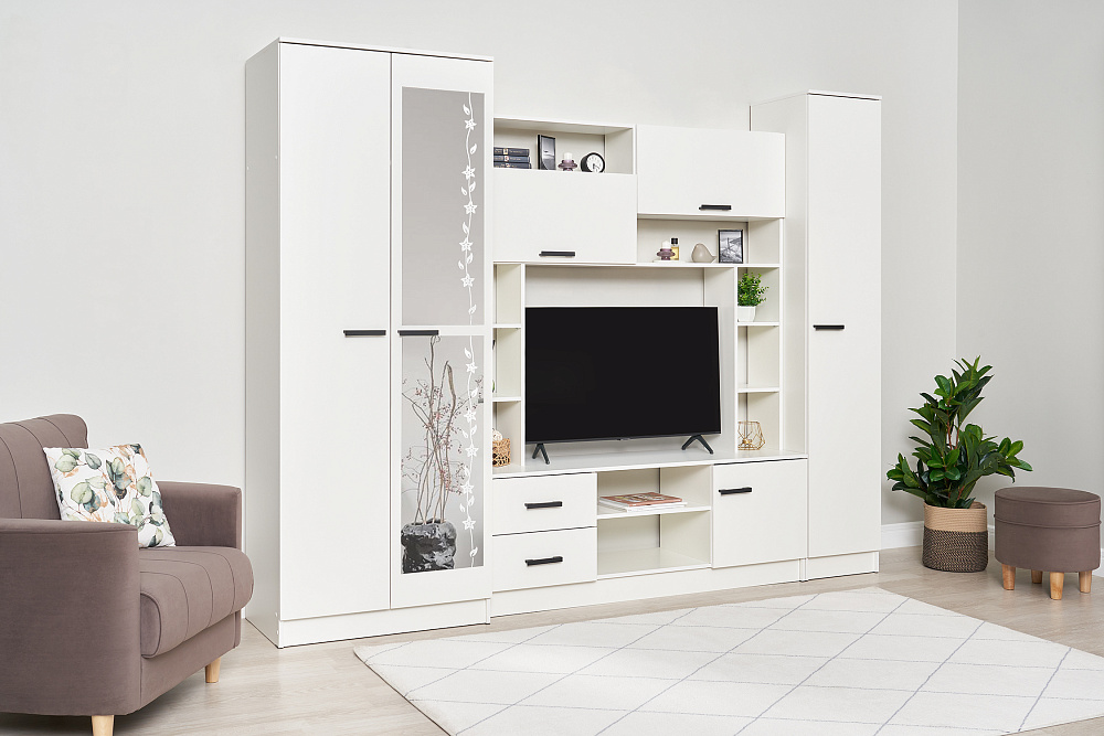 Гостиная Марта-11 белая