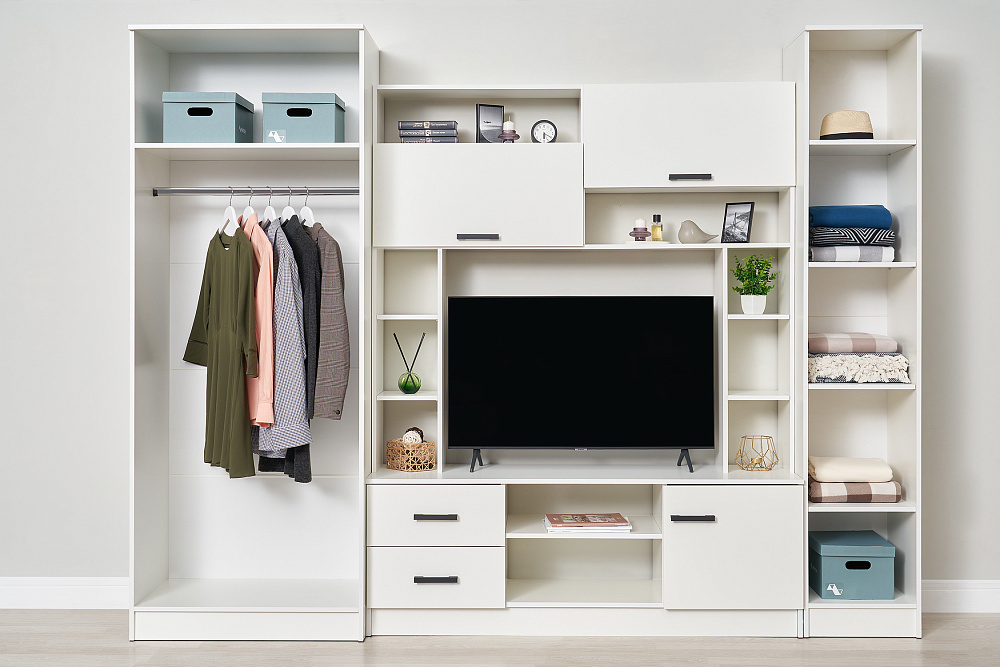 Гостиная Марта-11 белая