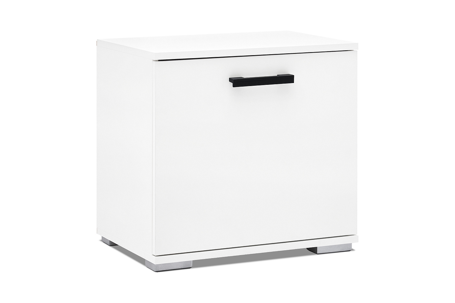 Тумба малая Ника белый гладкий