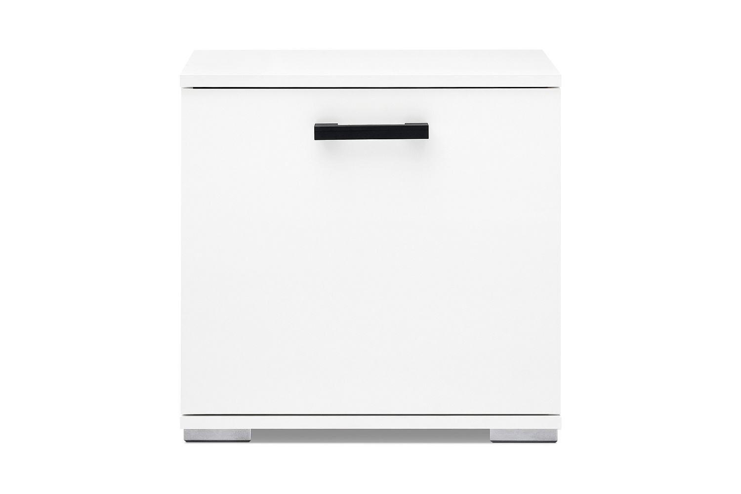 Тумба малая Ника белый гладкий