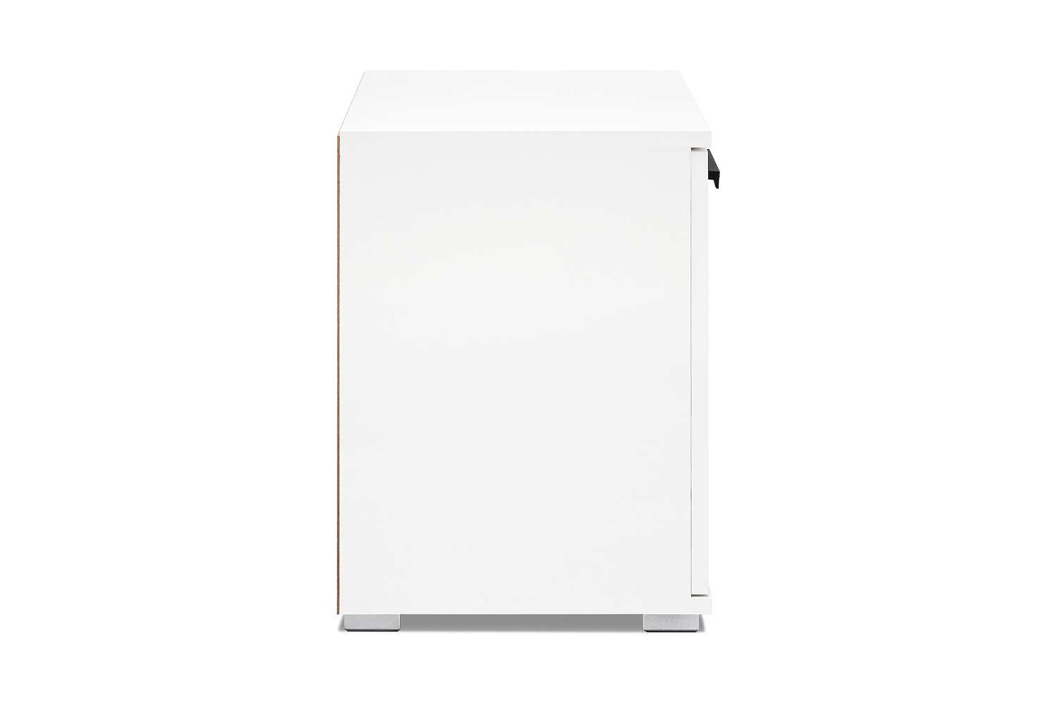 Тумба малая Ника белый гладкий