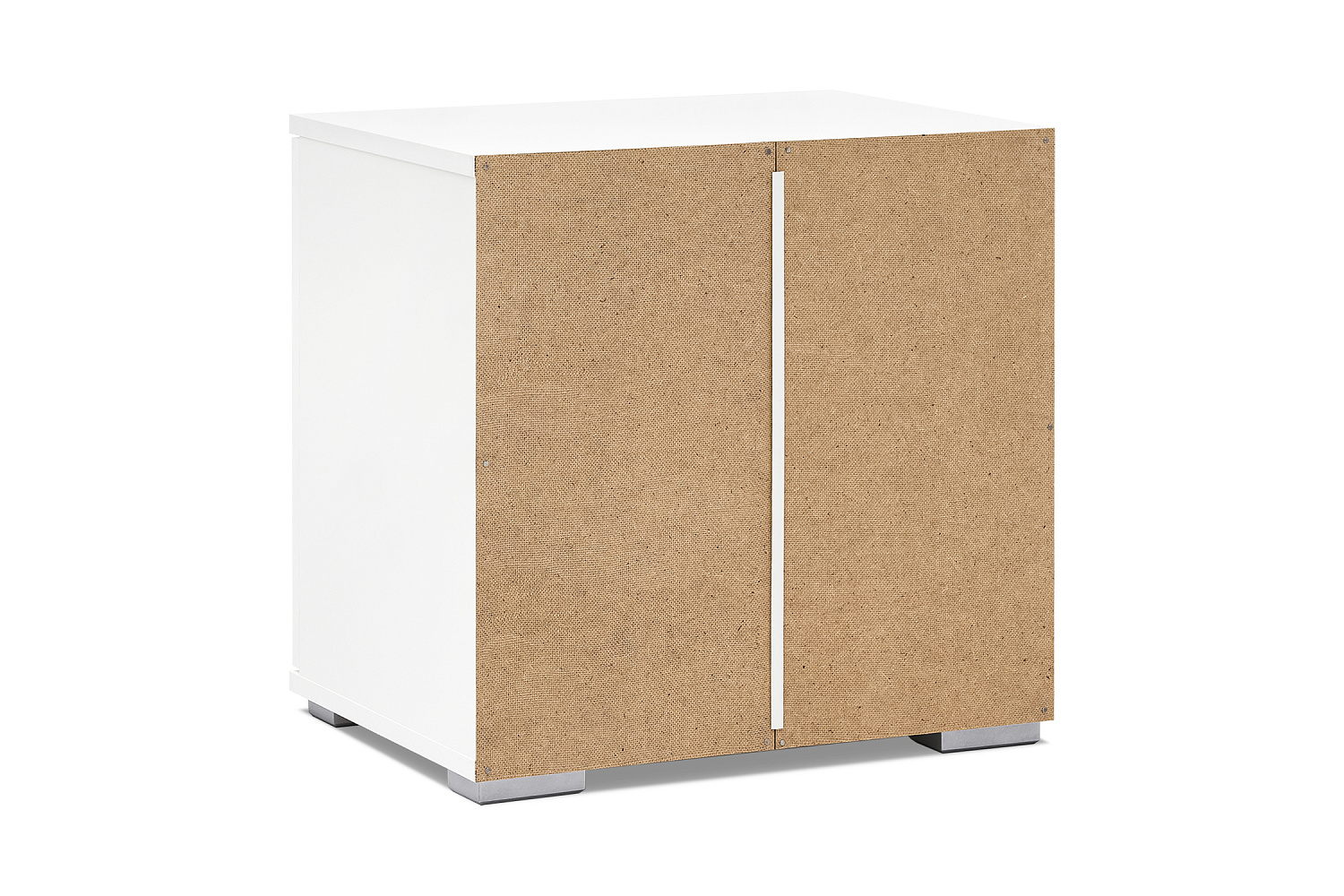 Тумба малая Ника белый гладкий