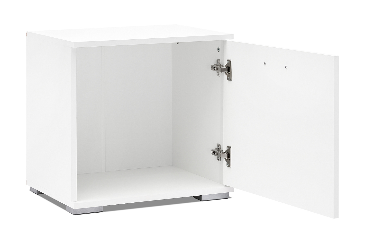 Тумба малая Ника белый гладкий