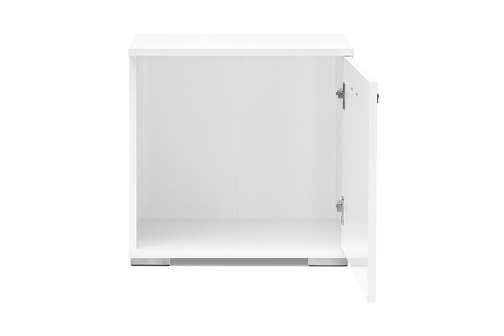 Тумба малая Ника белый гладкий