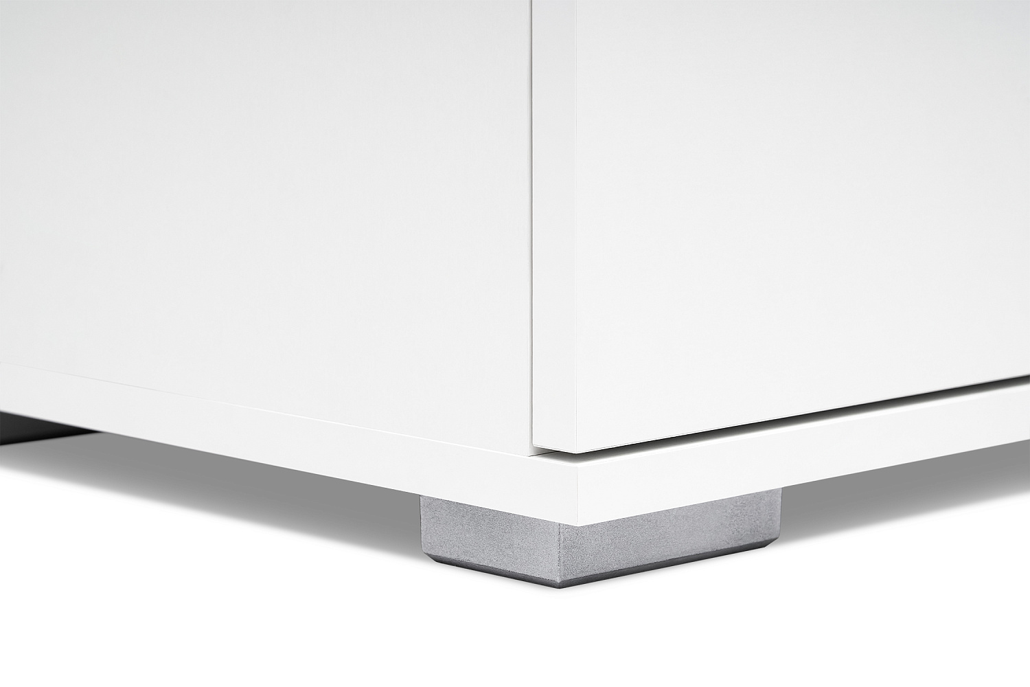 Тумба малая Ника белый гладкий