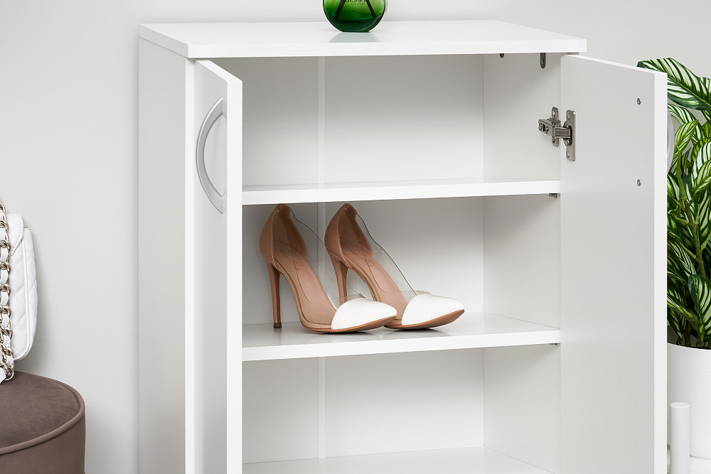 Тумба для обуви Эва белый