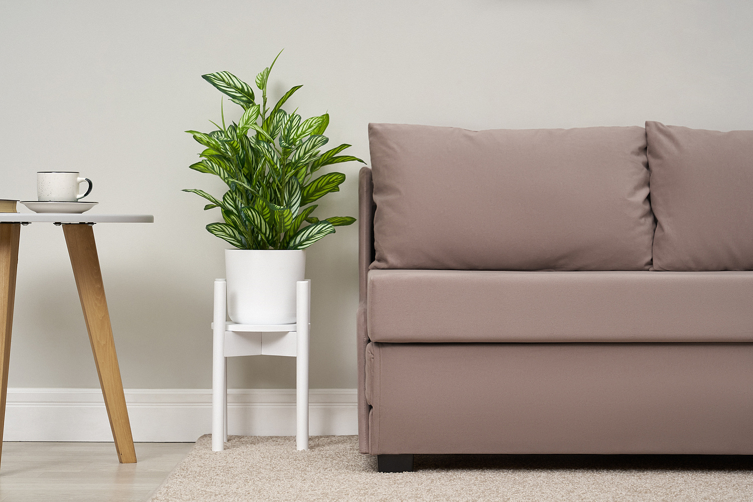 Диван откидной Немо розовый