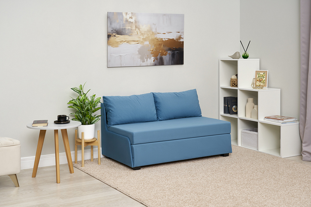 Диван откидной Немо голубой