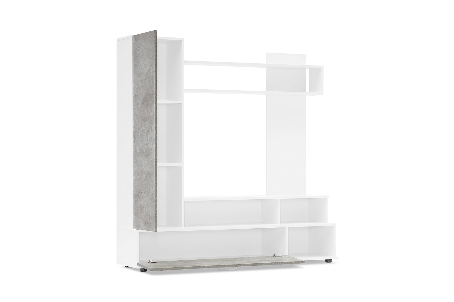 Гостиная Коста белый / цемент светлый