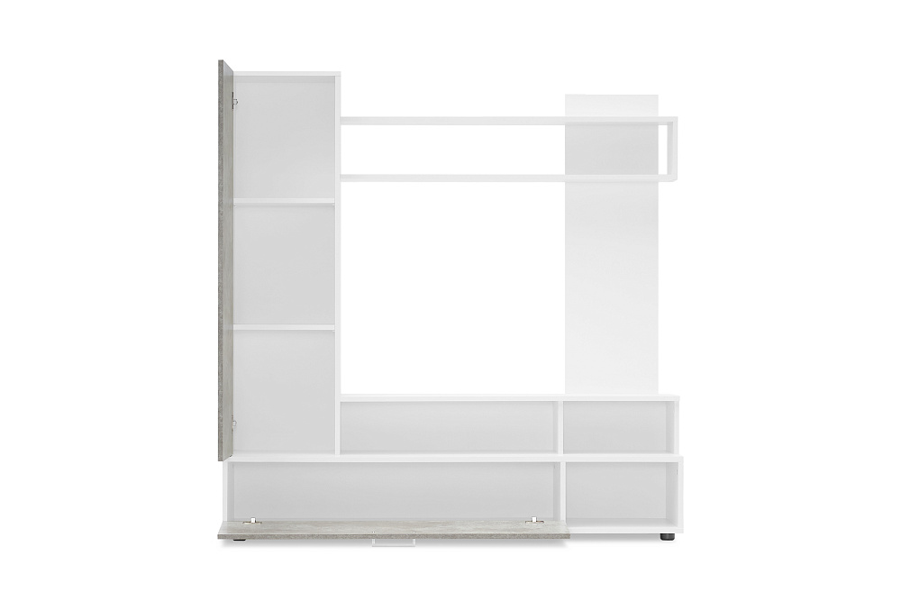 Гостиная Коста белый / цемент светлый