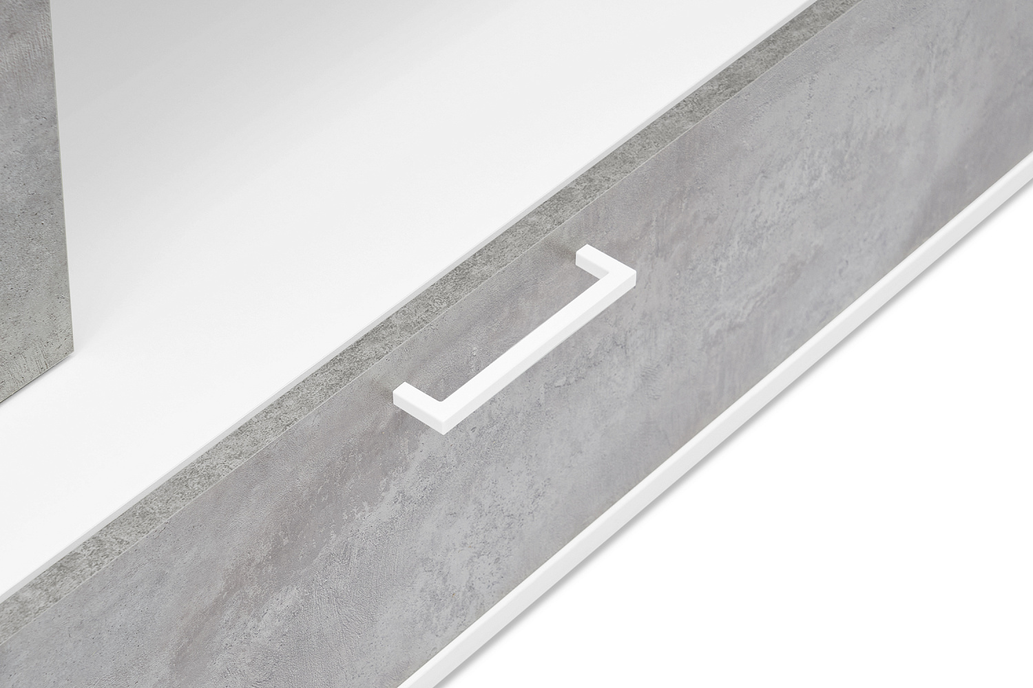 Гостиная Коста белый / цемент светлый