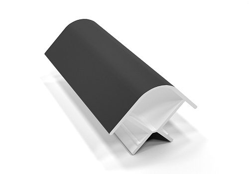 Угол цоколя 90 H-100 черный