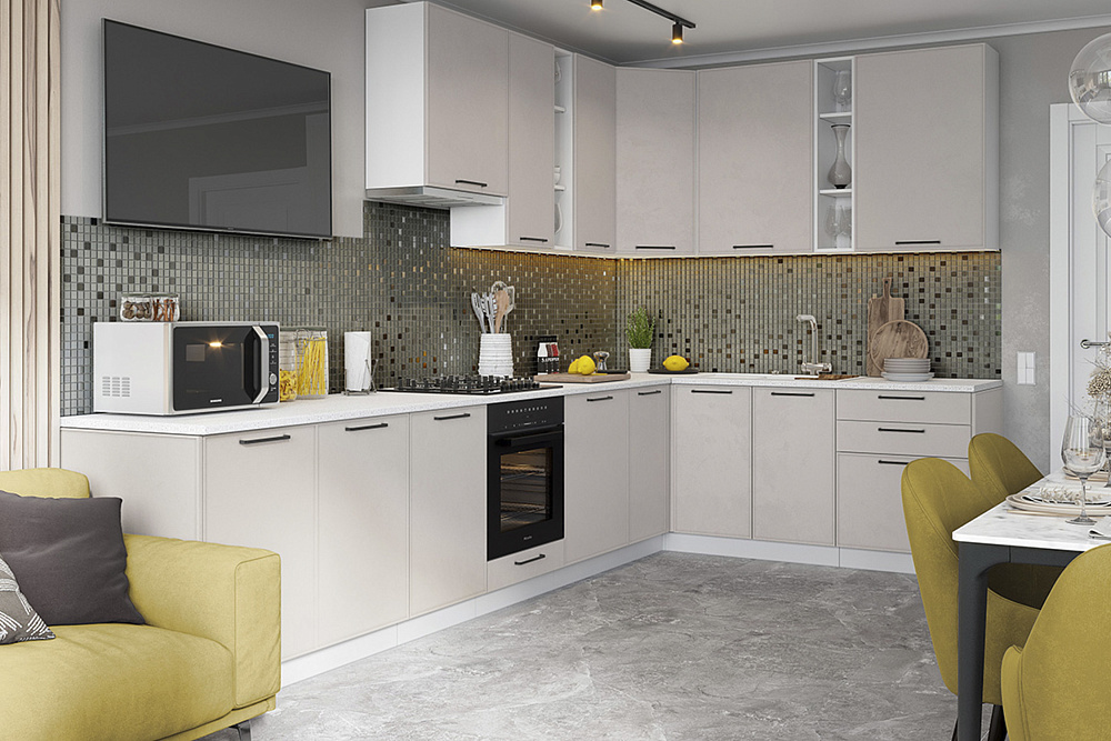 Модульная кухня Либерти шампань