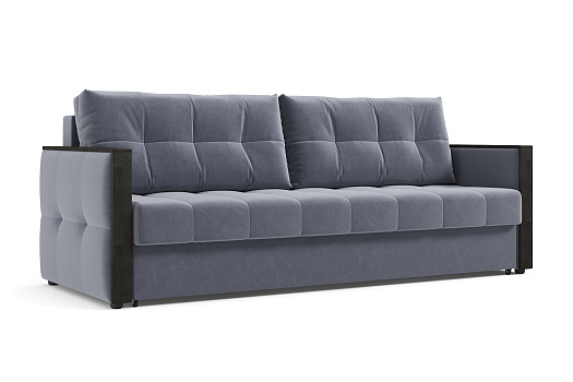 Диван еврокнижка Инсайд 3-х местный серый