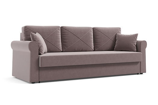 Диван еврокнижка Лира 3-х местный светло-коричневый
