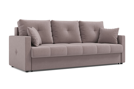 Диван еврокнижка Вита 3-х местный светло-коричневый