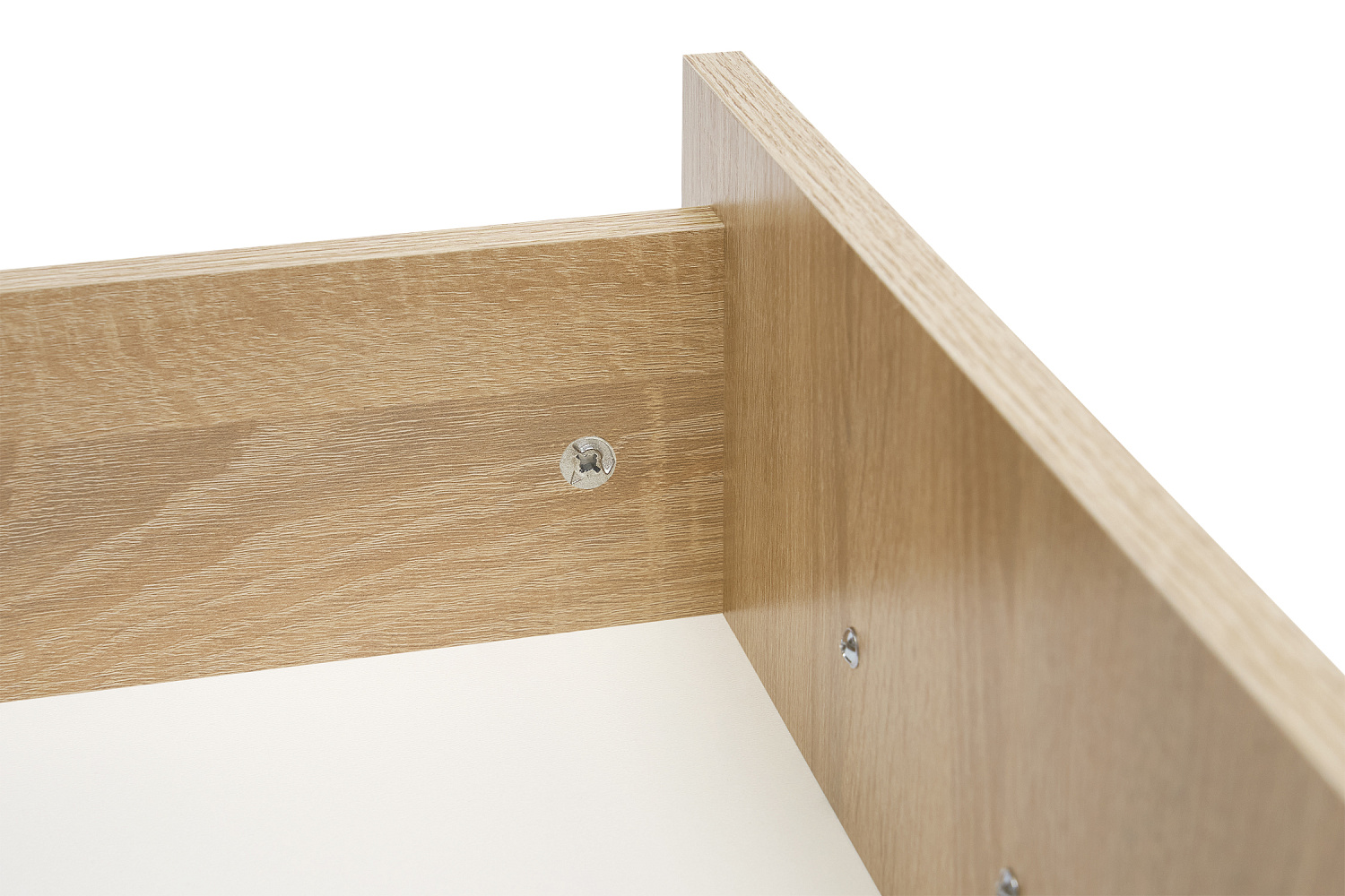 Стол компьютерный с надстройкой №2 дуб сонома / белый