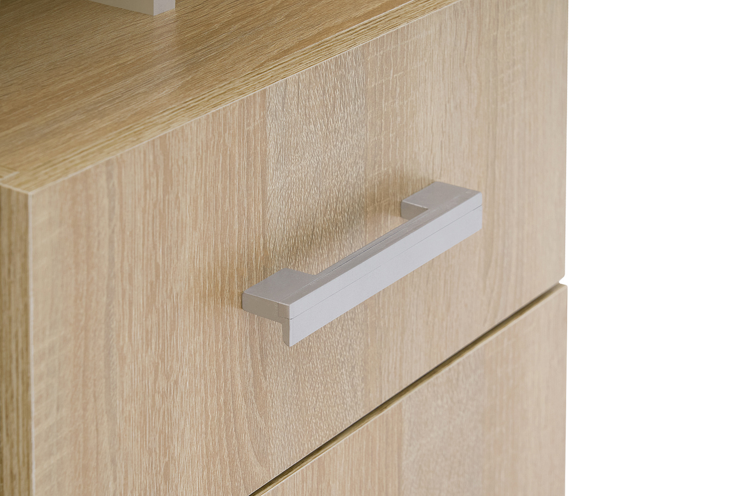 Стол компьютерный с надстройкой №2 дуб сонома / белый