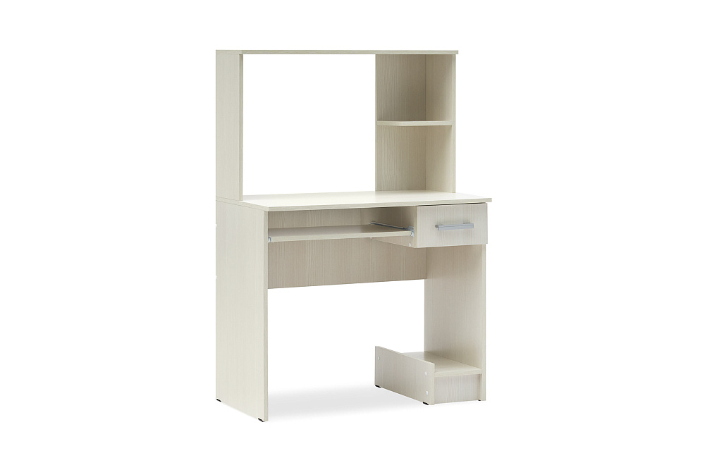 Стол компьютерный с надстройкой №3 сандал светлый