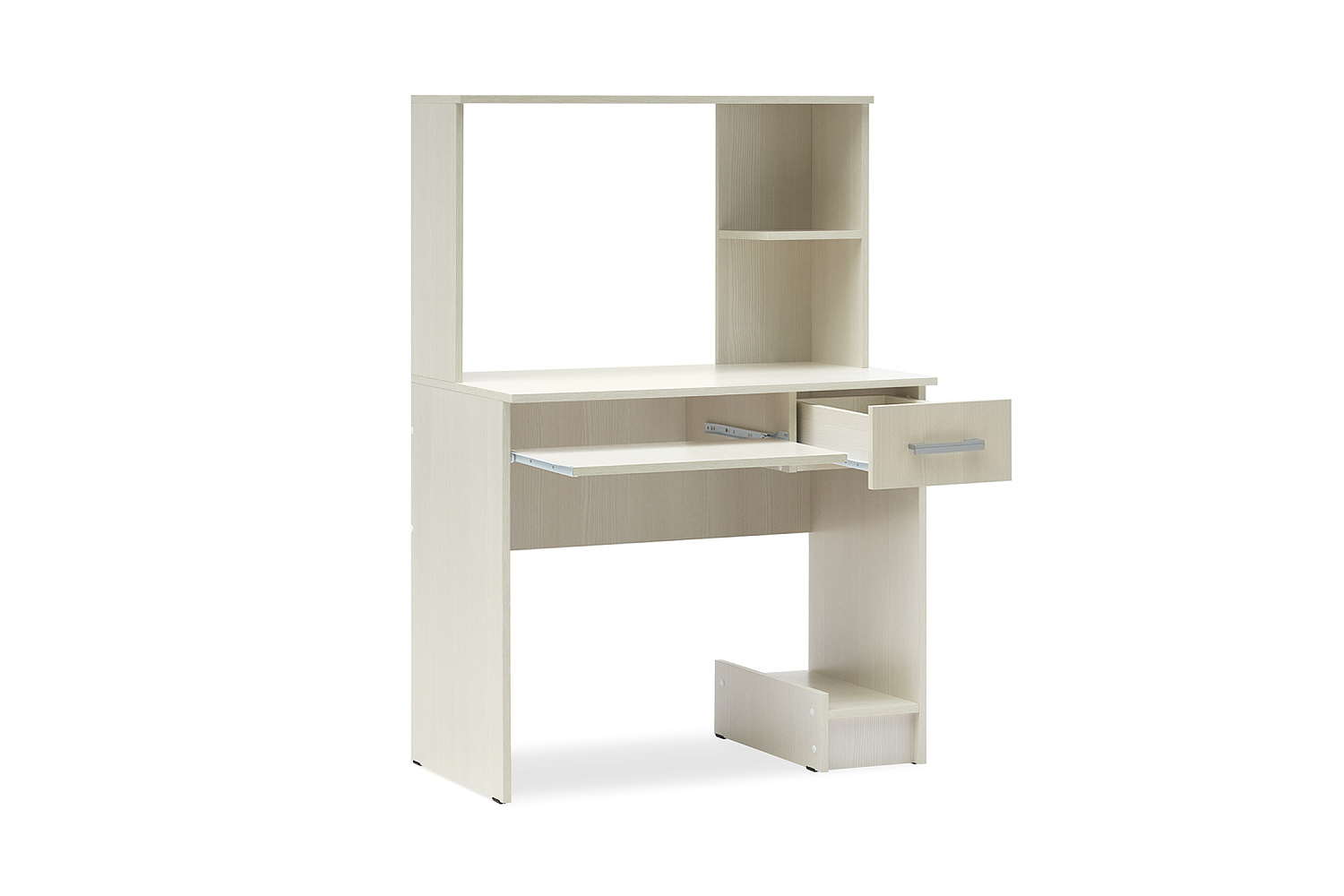 Стол компьютерный с надстройкой №3 сандал светлый