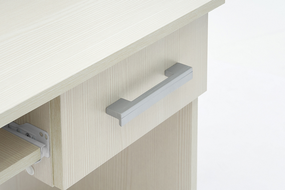 Стол компьютерный с надстройкой №3 сандал светлый