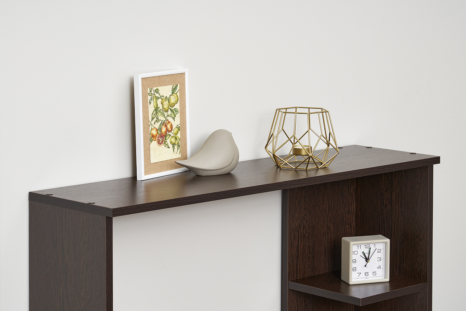 Стол компьютерный №3 дуб беленый / венге