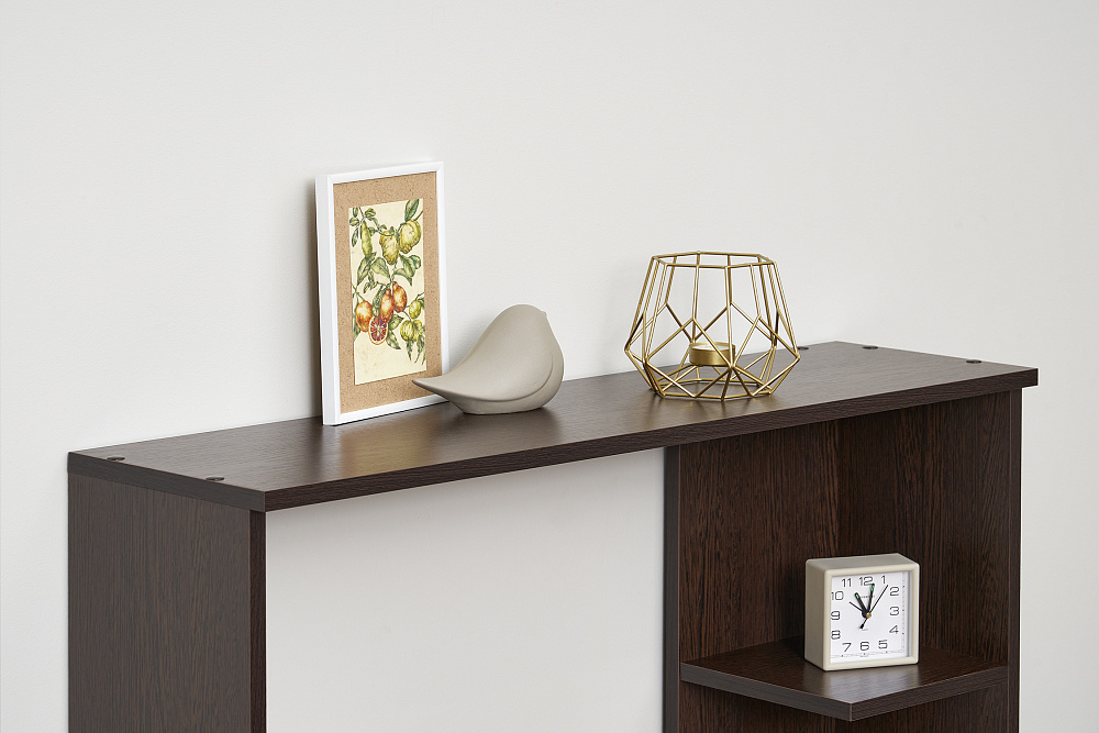 Стол компьютерный №3 дуб беленый / венге