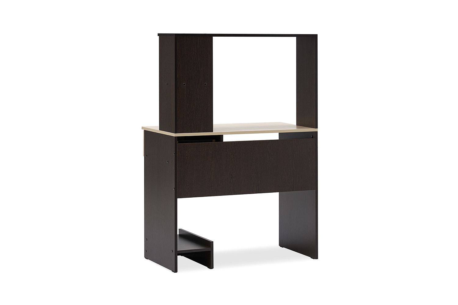 Стол компьютерный №3 дуб беленый / венге