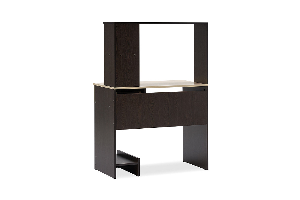 Стол компьютерный №3 дуб беленый / венге