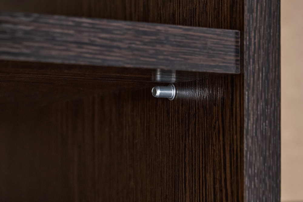 Шкаф 2-х створчатый с зеркалом Ронда ШК-20 венге / дуб белфорд