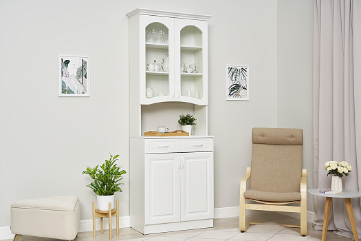 Буфет Констанция 2-х створчатый белый