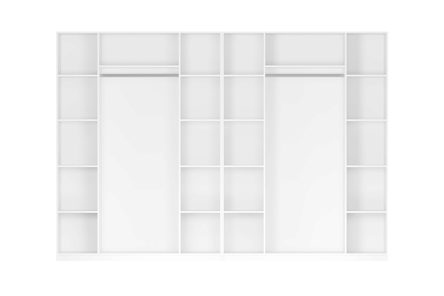 Комплект шкафов Тивина 3.2 м белый текстурный