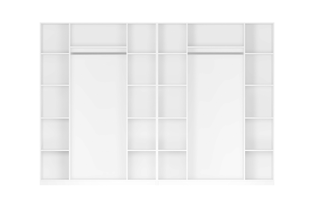 Комплект шкафов Тивина 3.2 м белый текстурный