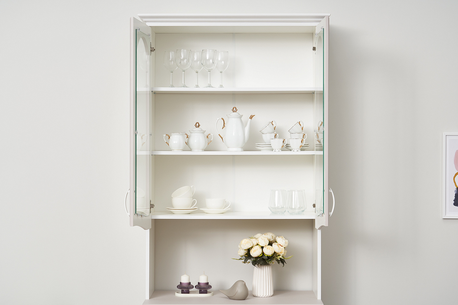 Буфет Констанция 2-х створчатый мускат