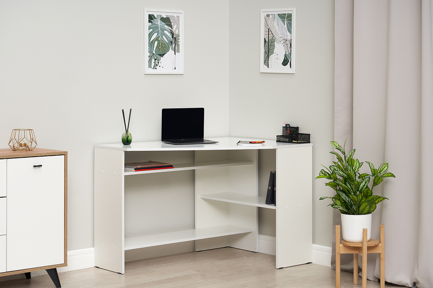 Стол компьютерный №7 белый