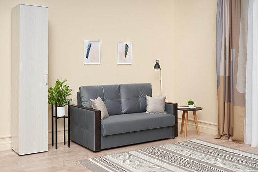 Диван еврокнижка Инсайд серый