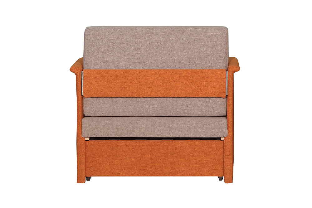 Диван выкатной Малыш 750 терракотовый / бежевый