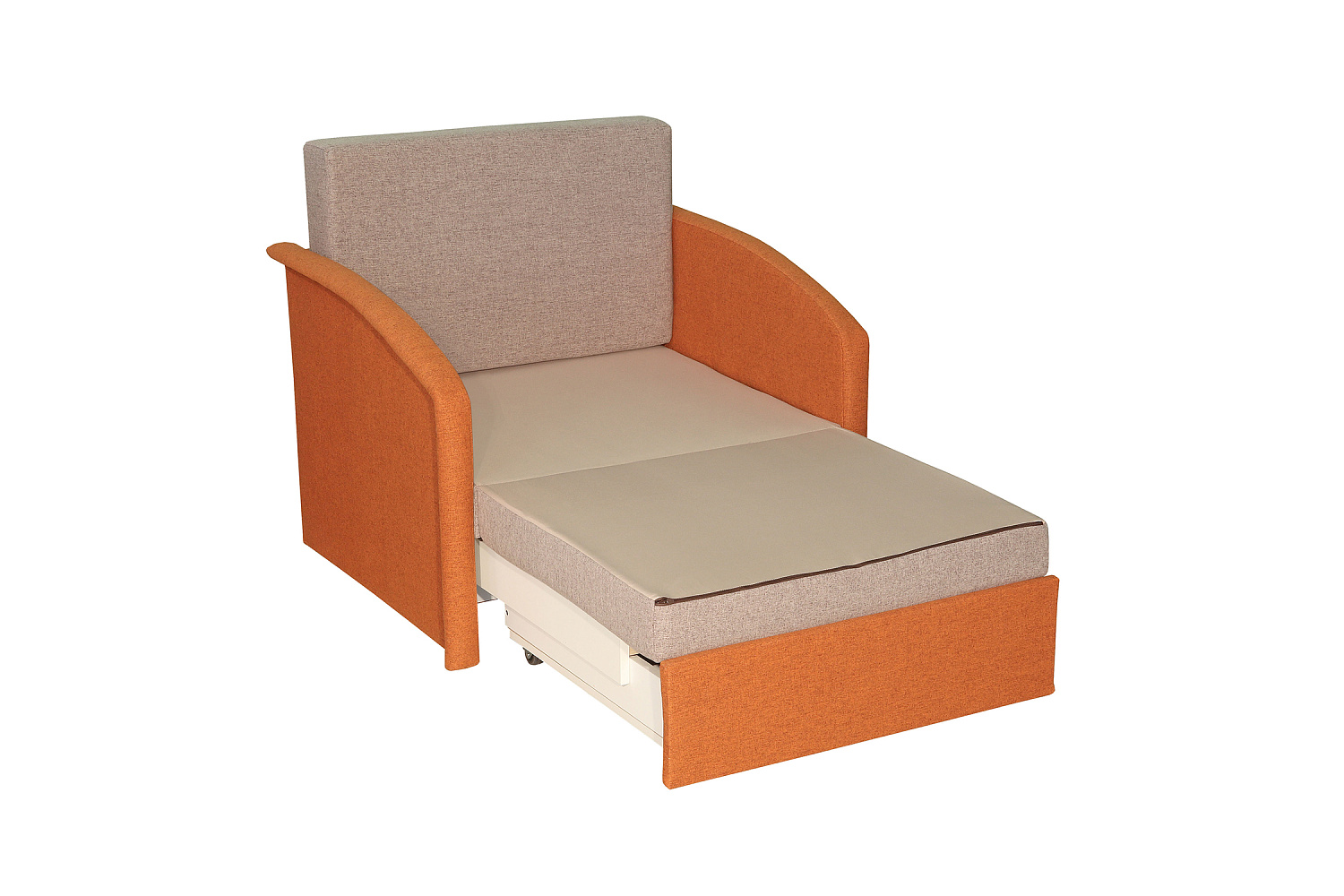 Диван выкатной Малыш 750 терракотовый / бежевый