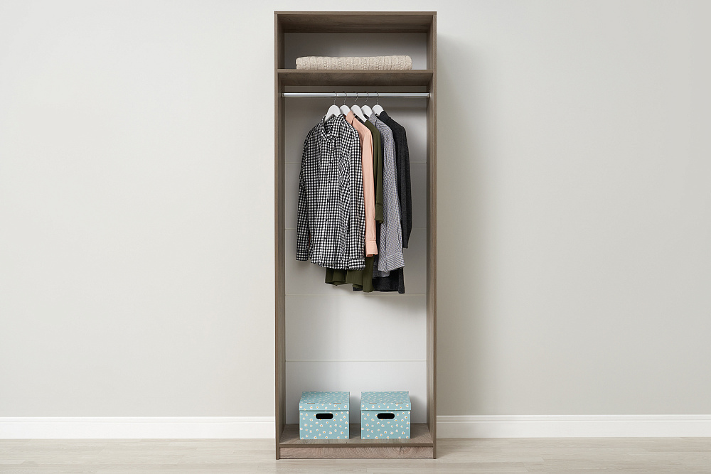 Шкаф 2-х створчатый Тивина эндгрейн / меланж