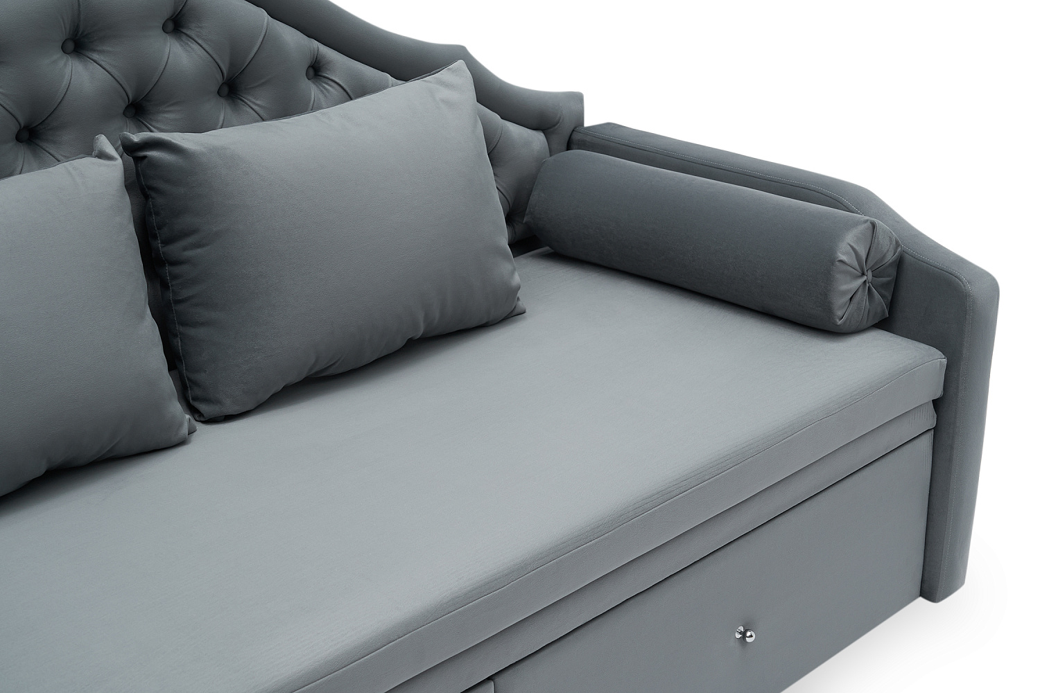 Диван выкатной Сойер серый