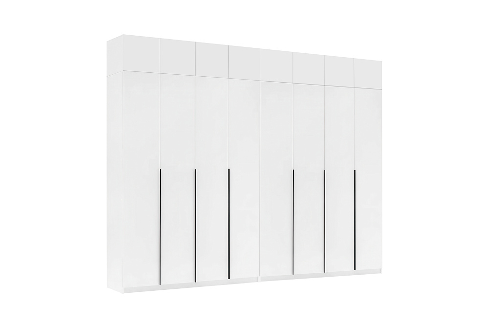 Комплект шкафов Тивина 3.2 м с антресолью белый текстурный