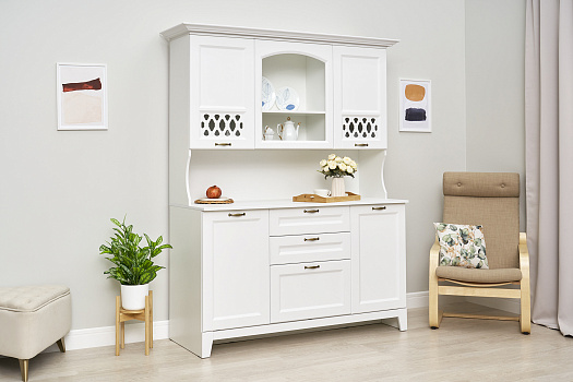 Буфет Милано белый